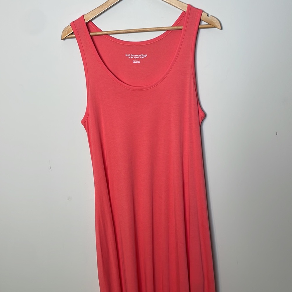 Soft Surroundings Santiago Tank Maxi Dress Medium Tall - Picture 3 of 8